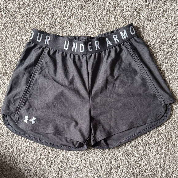 Under Armour Pants - Under Armour Women's Charcoal Athletic Shorts